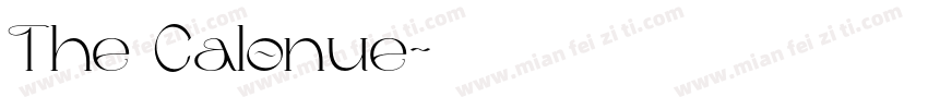 The Calonue字体转换